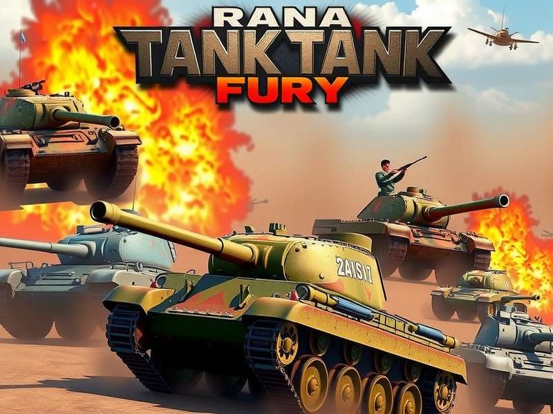 Rana Tank Fury game banner showing tanks in battle